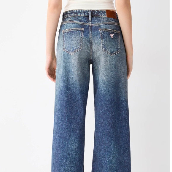 Guess G11 printed wide-leg stretchy lightweight jean NWT - Picture 14 of 14